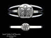 Sand Dollar Cuff Bracelet