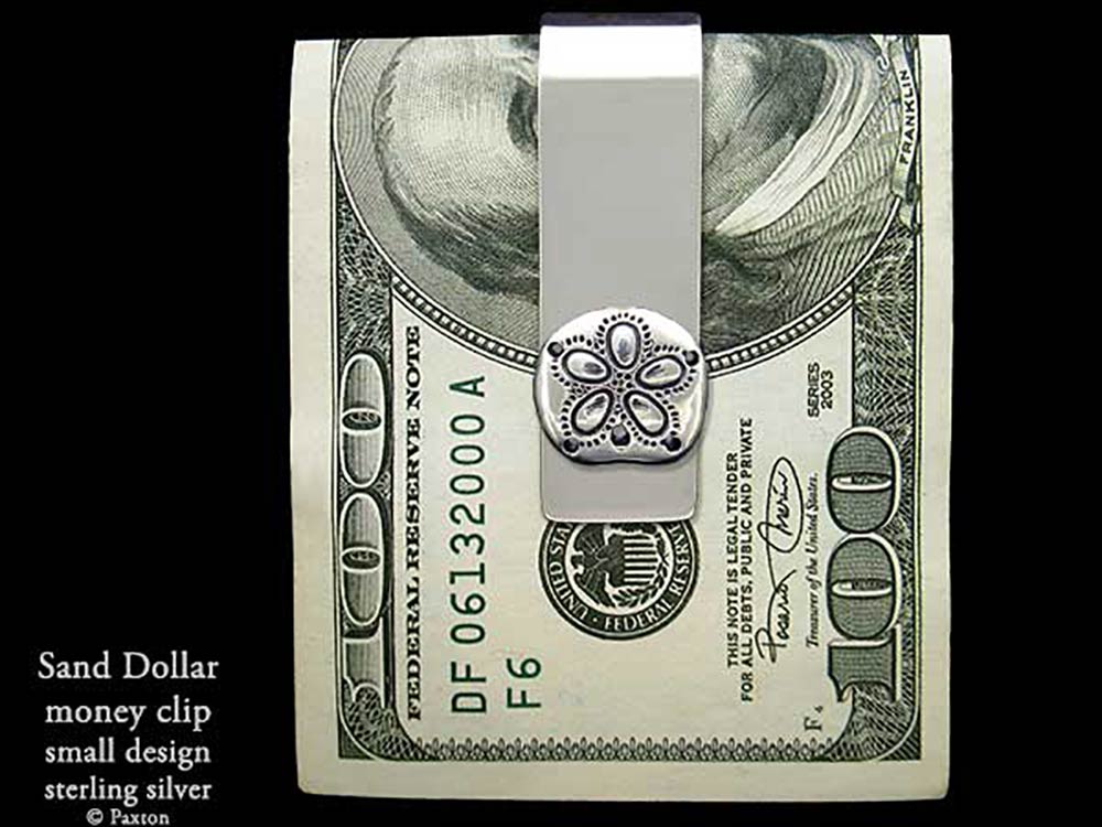 Small Sand Dollar Money Clip