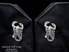 Scorpion Cuff Links Sterling Silver