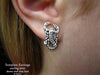 Scorpion Earrings post back sterling silver