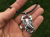 Scorpion Scorpio Pendant Necklace Sterling Silver