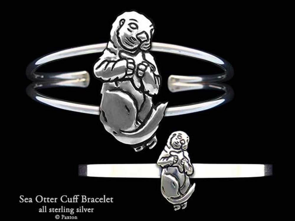 Sea Otter Cuff Bracelet