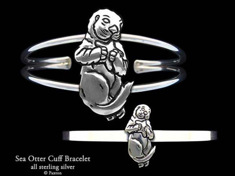 Sea Otter Cuff Bracelet