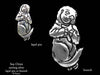 Sea Otter Lapel Pin Brooch sterling silver