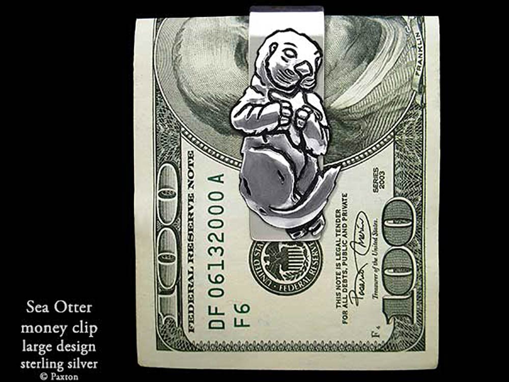 Large Sea Otter Money Clip