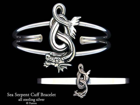 Sea Serpent Cuff Bracelet