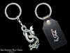 Sea Serpent Key Chain Sterling Silver