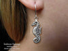 Seahorse Earrings fishhook sterling silver