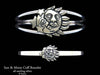 Sun Moon Cuff Bracelet