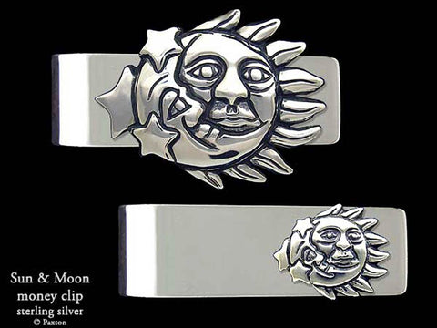 Sun Moon Money Clip