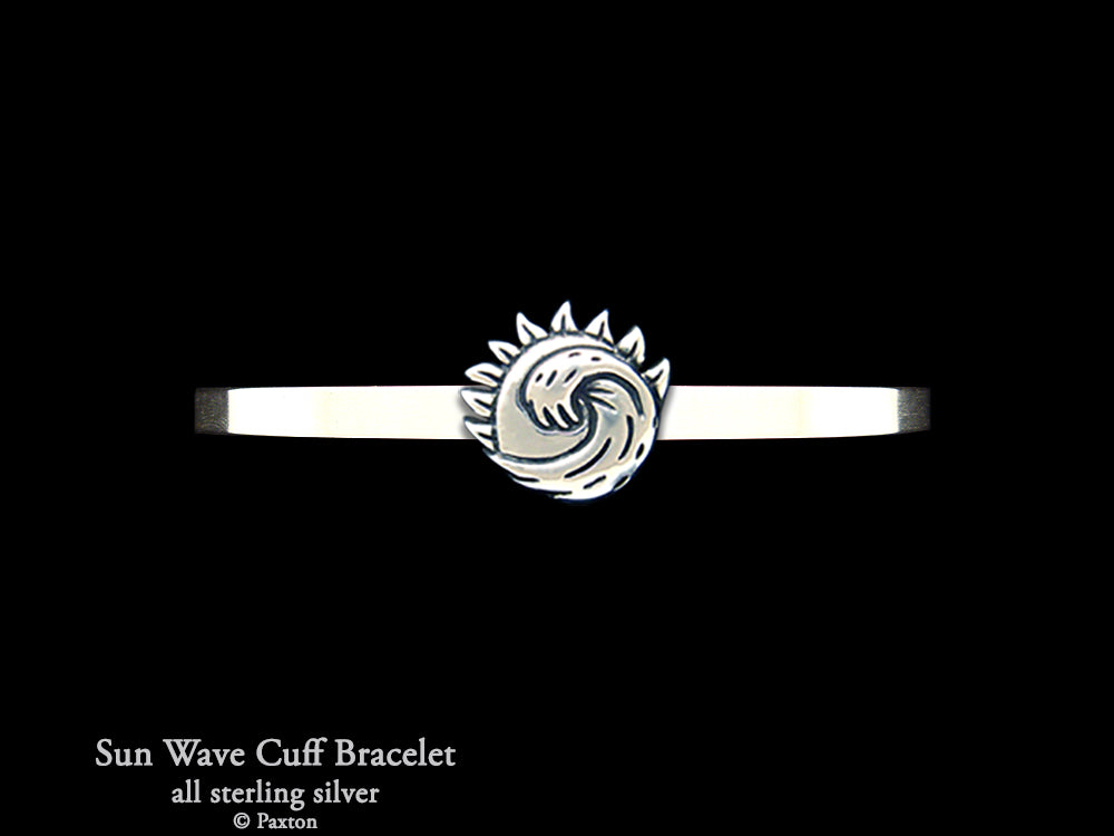 Sun Wave Cuff Bracelet