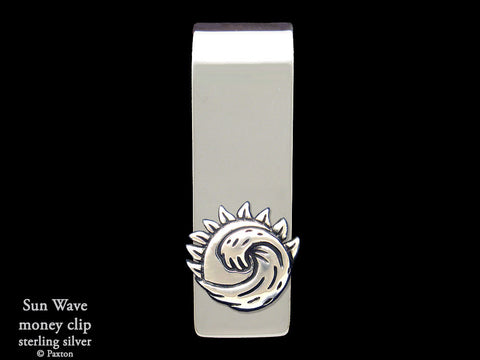 Sun Wave Money Clip