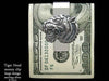 Large Tiger Head Money Clip