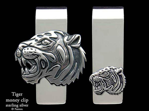 Tiger Head Money Clip