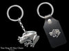 Tree Frog #2 Key Chain Sterling Silver