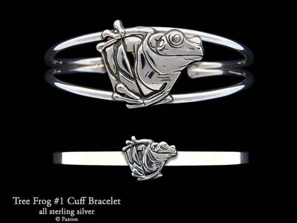 Tree Frog Cuff Bracelet