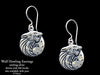 Wolf Head Earrings