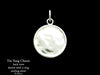 Yin Yang Charm Necklace Sterling Silver