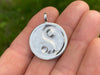 Yin Yang Pendant Necklace Sterling Silver