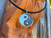 Yin Yang Pendant Necklace Sterling Silver