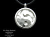 Yin Yang Pendant Necklace Sterling Silver